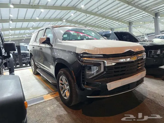 شيفورليه تاهو بدون دبل ثلاجة موديل 2025 اسود خليجي 2