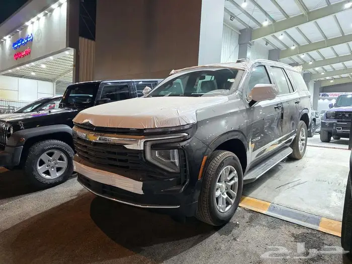 شيفورليه تاهو بدون دبل ثلاجة موديل 2025 اسود خليجي 1