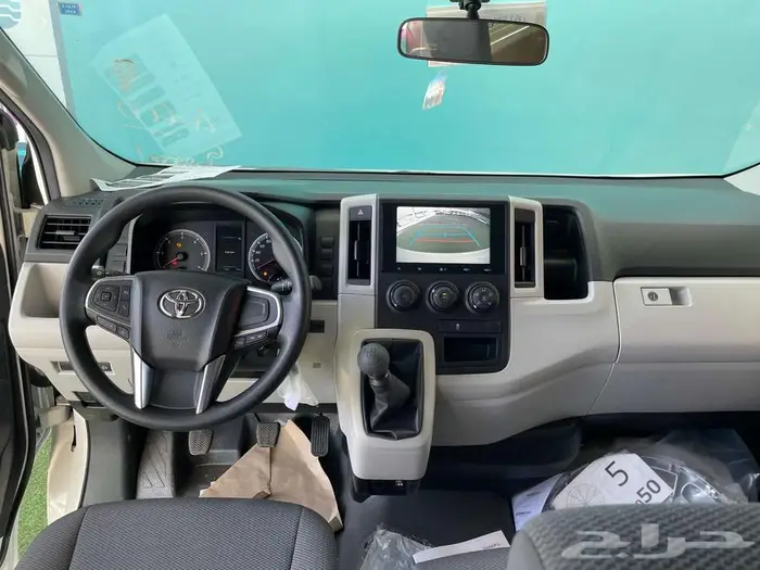 تويوتا هايس 2025 سقف منخفض - ديزل 2025 صدر للوحات 1