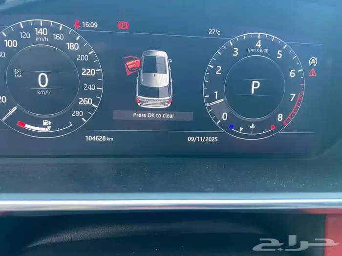 رنج روفر اوتوبيغرافي موديل2021 عداد 104 الف كم 9