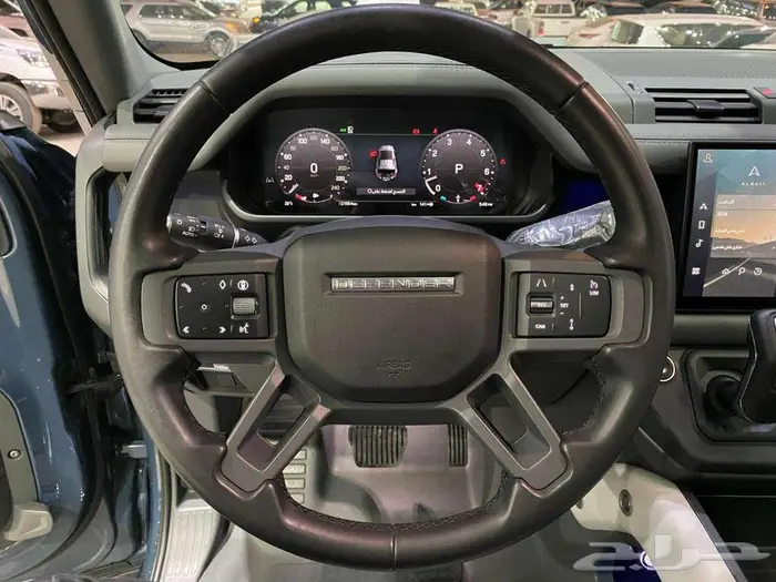 لاند روفر دفندر 2025 ازرق فاتح 6 سلندر سعودي ماشيه 21000كم 26