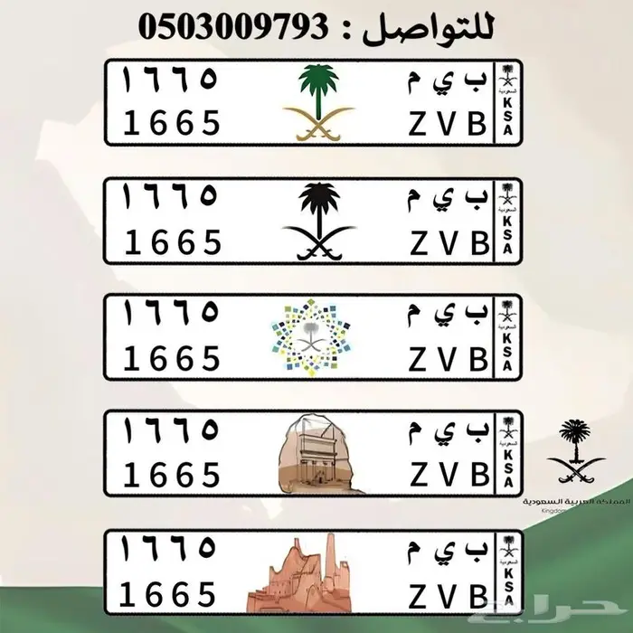 لوحة سياره بسعر مغري 1