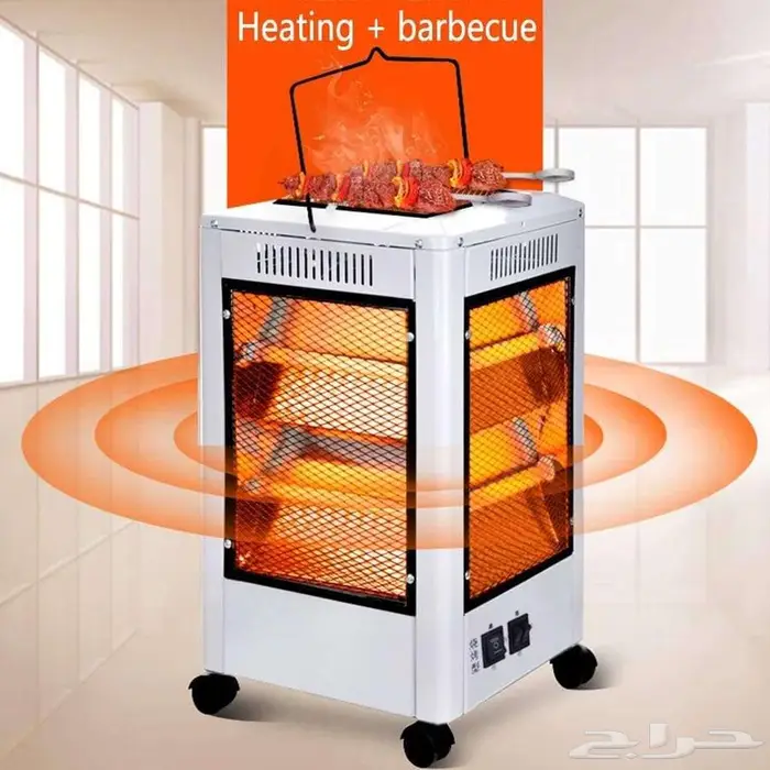 دفاية كهربائية وشواي 5 اتجاهات 2200 واط باسعار الجملة 4