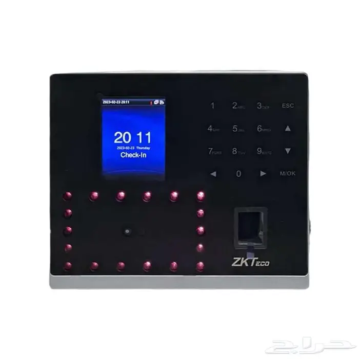 جهاز بصمة حضور وانصراف مع التركيب وربط لفروع 0