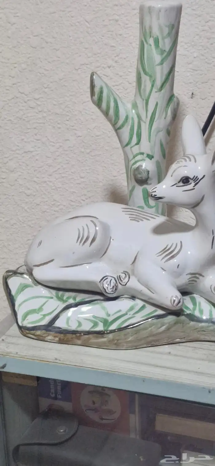 غزال زجاج شغل يدوي 0