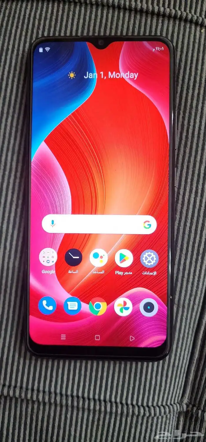 للبيع جهاز ريلمي C25Y الذاكره 64 شريحتين وذاكره خارجيه 0