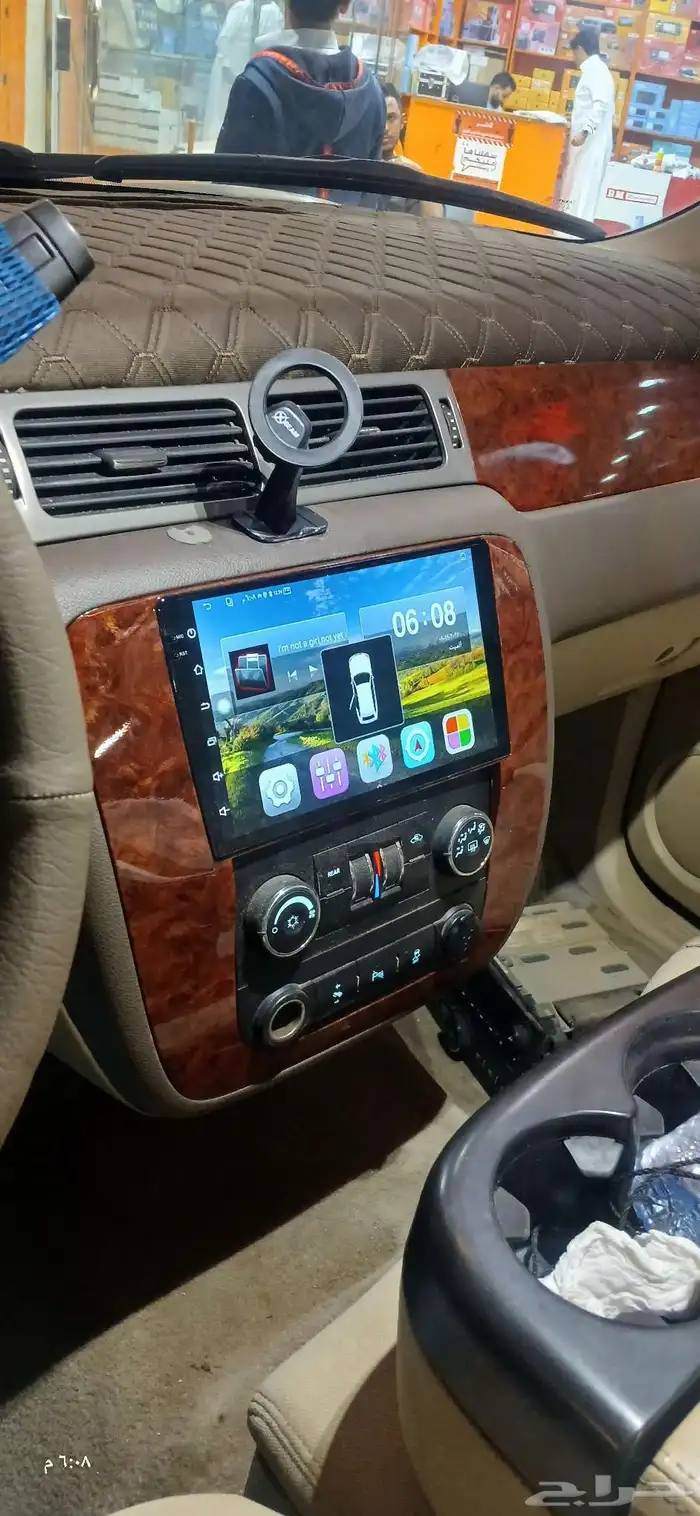 شاشة جمس يوكن 2013 طبعن الشاشه بنضام الاندرويد وبل كربلي 1