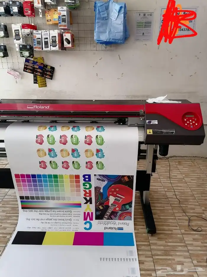 ماكينة طباعة رولاند مقاس 160 سم 0