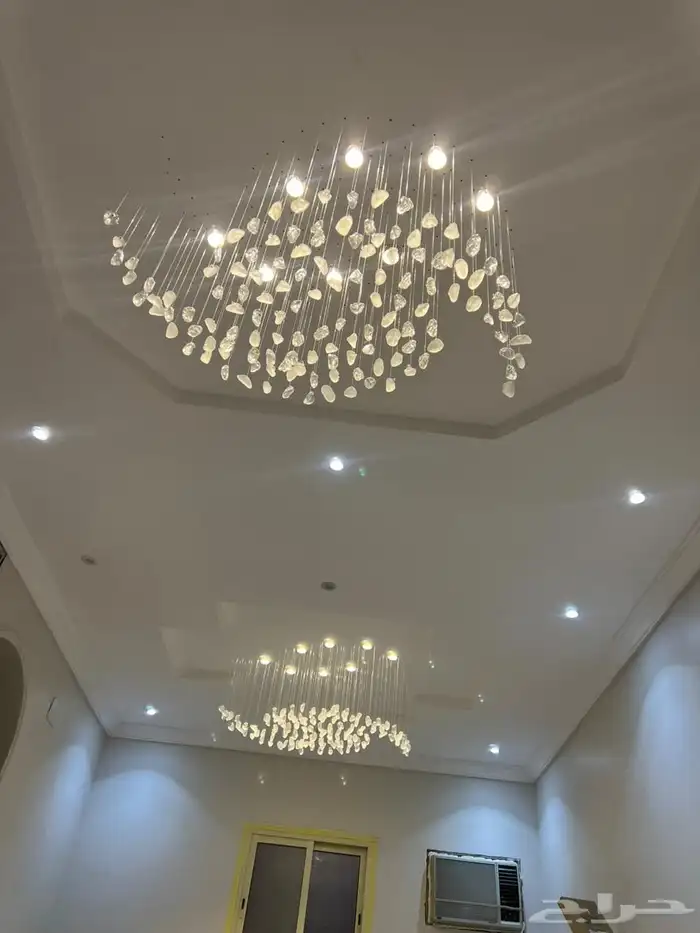 ثريات نجف كرستال تفصيل حجر حسب طلب يوجد لدينا توصيل وتركيب 7