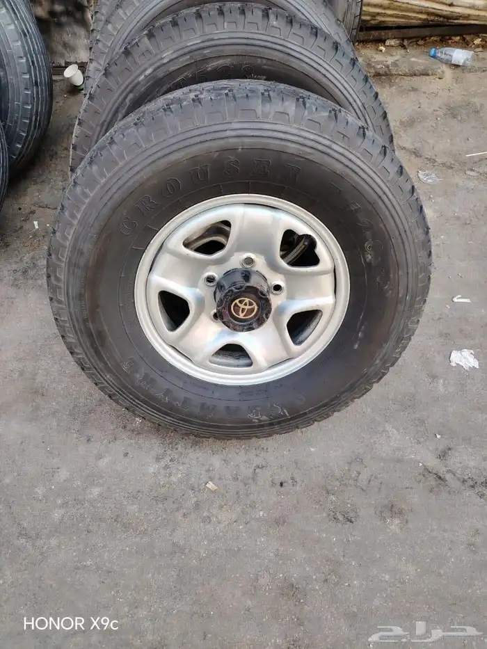 كفرات صيني دعست الدنلوب 275 70 16تاريخ2025معا جنوط جي اكس 0