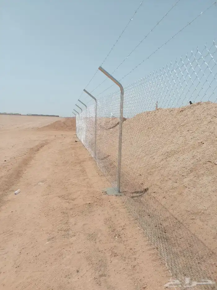 شبك 2 ملي ارتفاع مترين مواسير معكوفه ثلاث خط شايك 0