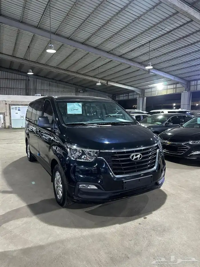 هيونداي اتش وان ازرق غامق 2021 ديزل بطاقة جمركية وارد كوريا 3