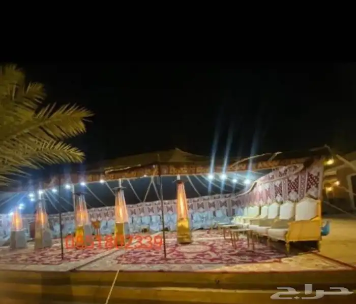 خيام ايجار دفايات كراسي تاجير جلسات شعبيه خيمه شمال الرياض 4