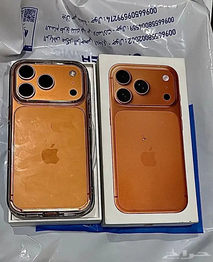 ايفون 17 برو 1 تيرا برتقالي مع ضمان ابل كير 1