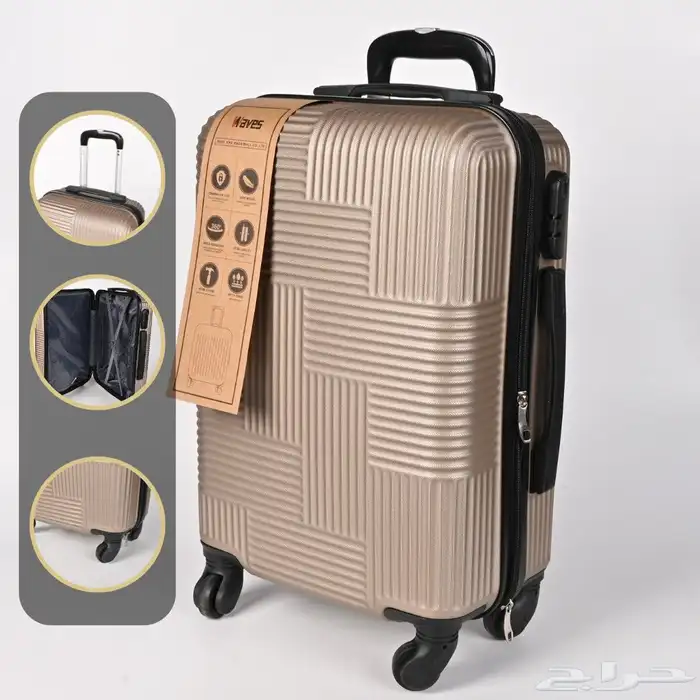 شنطة سفر فايبر جديدة بقراطيسها 0