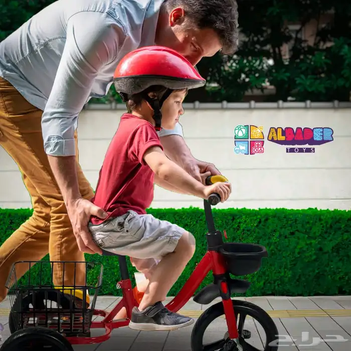 سيكل أطفال 3 كفرات - دراجه ثلاثية العجلات للأطفال مع سلة 5