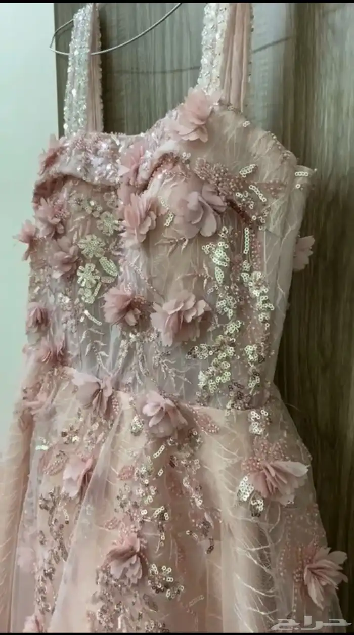 فستان بيبي بينك جديد 0