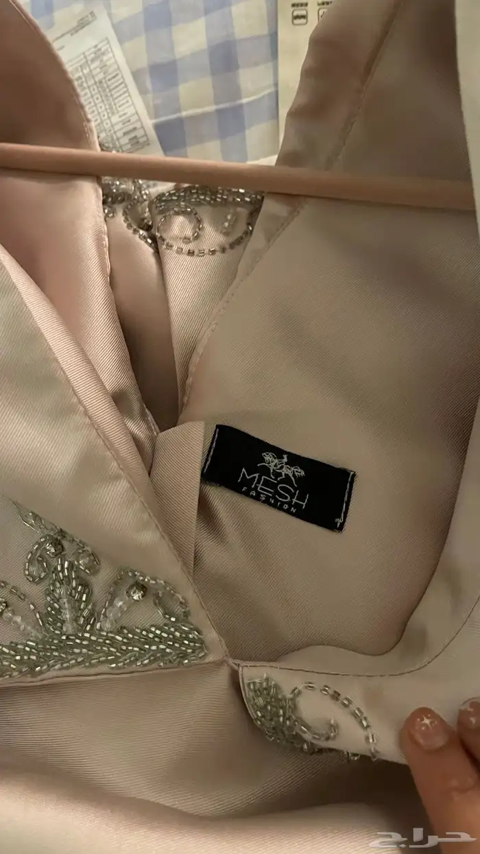 فستان وردي ملبوس مره ونظيف مره الشرا1233 البيع500 5