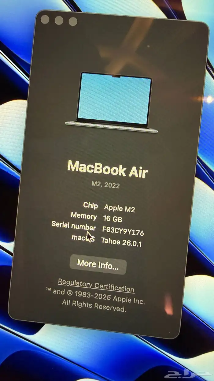 MacBook Air M2 16GB 256GB 3