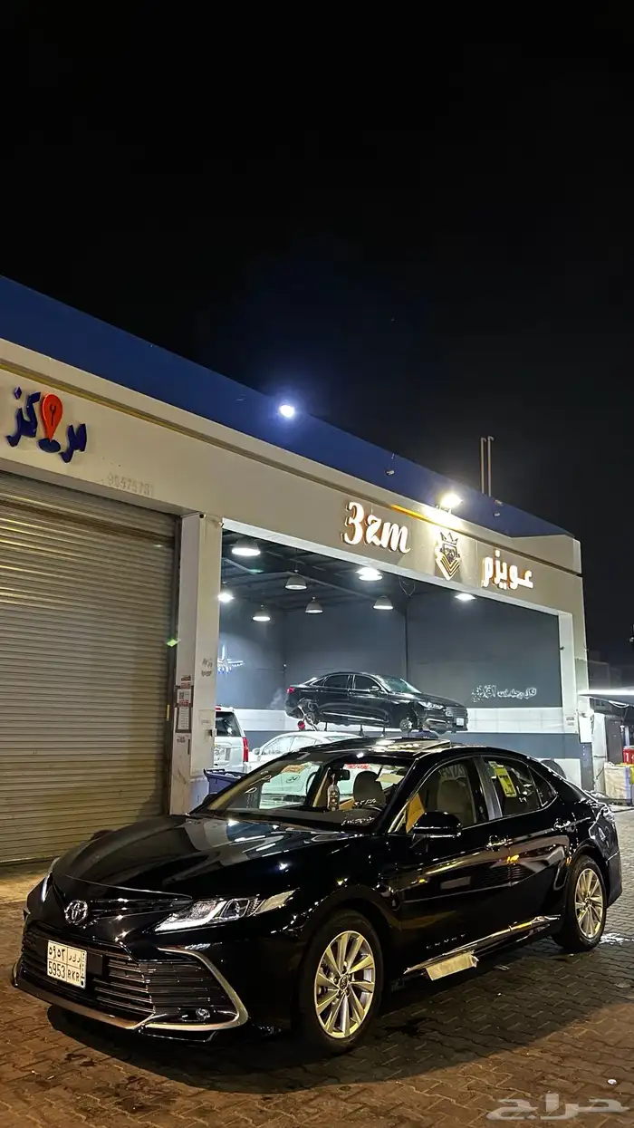 كامري 2024 أسود للتقبيل 0
