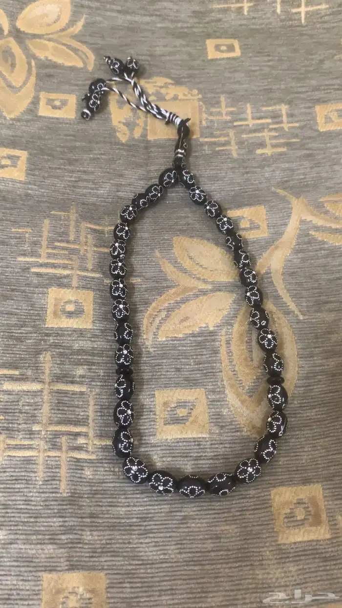 مسبحة سوداء للبيع 0