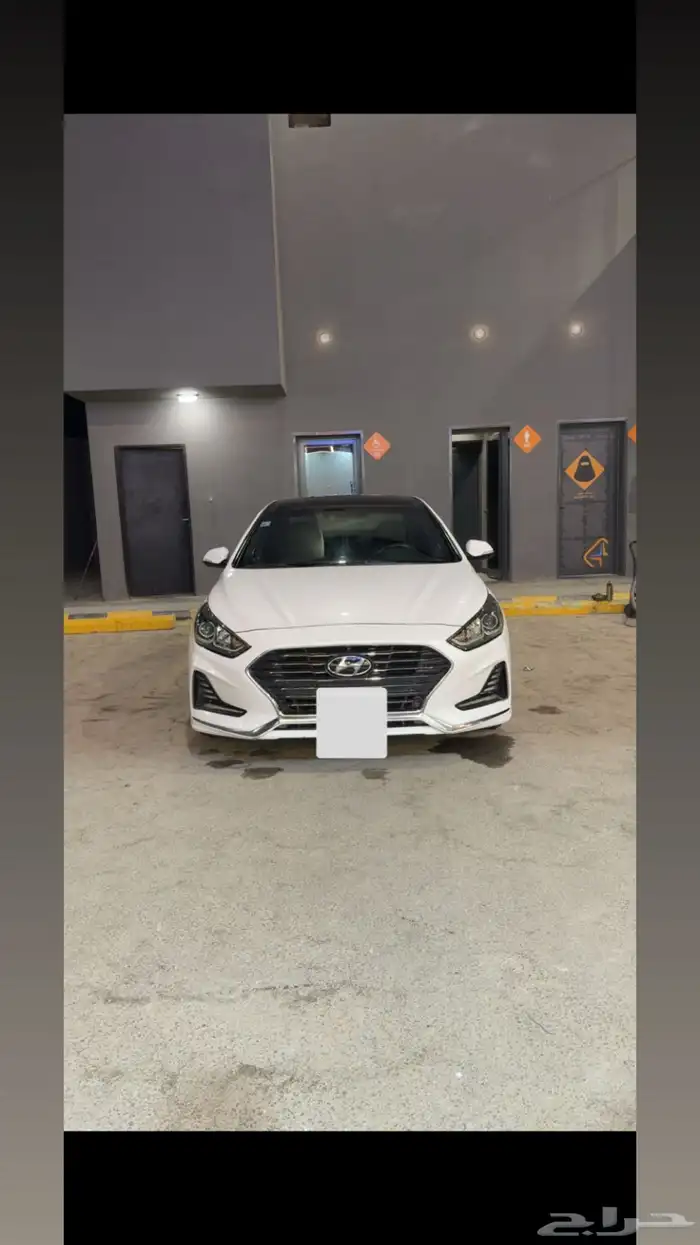 سوناتا سمارت 2019 لون ابيض داخلي جملي 0