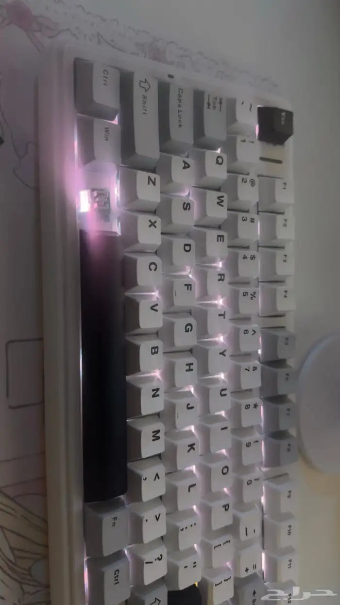 كيبورد aula F75 ابيض 2