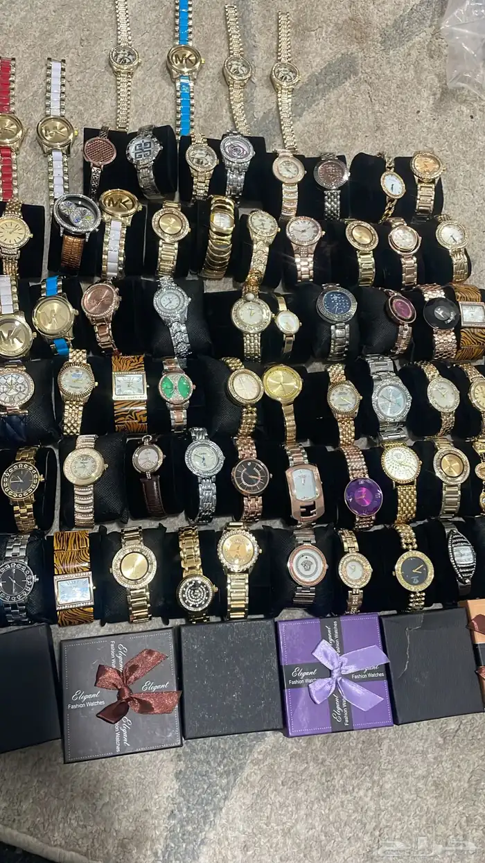 للبيع اساعه الواحده 100ريال ساعات فخمه وماركات فخمه 9