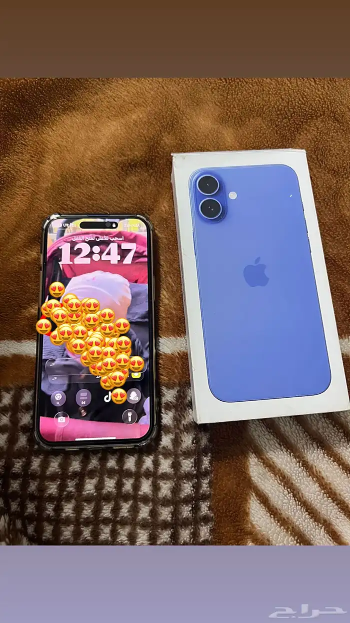 ايفون 16 بلص 128 للبيع كل المعلومات بصوره نظيففف 1