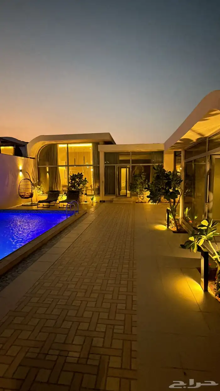 للإيجار اليومي شاليه فاخر وأنيق في الرمال 1