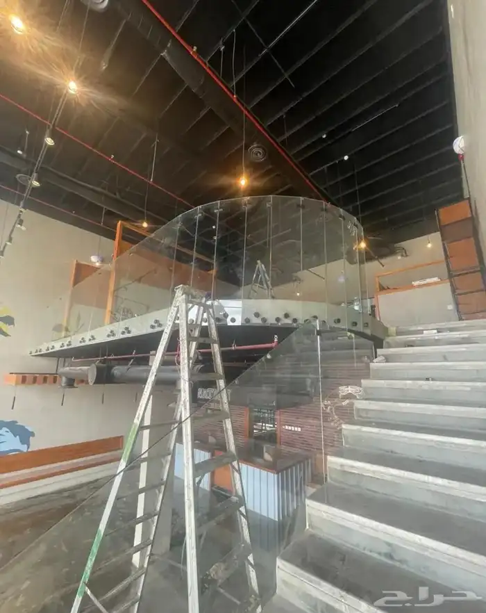 دربزين زجاج ودبل اجلاس 3