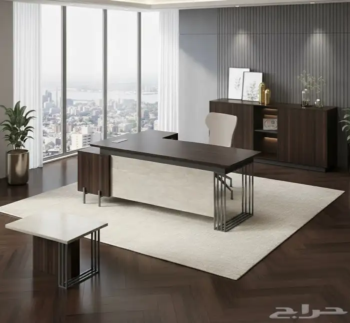 مودرن مكاتب كراسي طاولة اجتماعات كنب بارتيشن مكتب الاستقبال 5