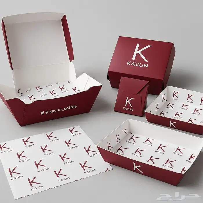 بوكس مطبعة طباعة مطاعم كافيهات بوكسات مختلفة اكواب 5