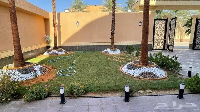 تنسيق حدائق شلالات ومظلات وجميع النباتات بالاحساء 0