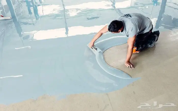 ايبوكسي ارضيات سعر المتر 30ريال ايبوكسي دهان سيراميك الاحساء 7