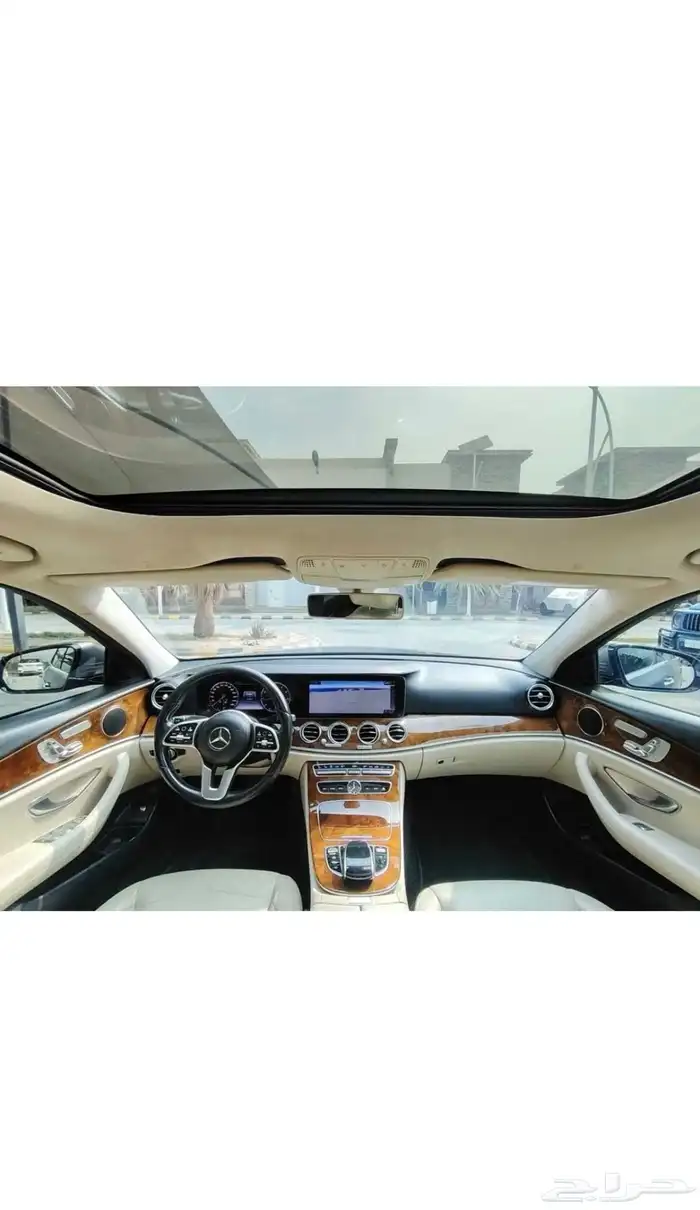 للجاد فقط  مرسيدس E200 رمادي مات   نظيفة ومواصفات عالية 14