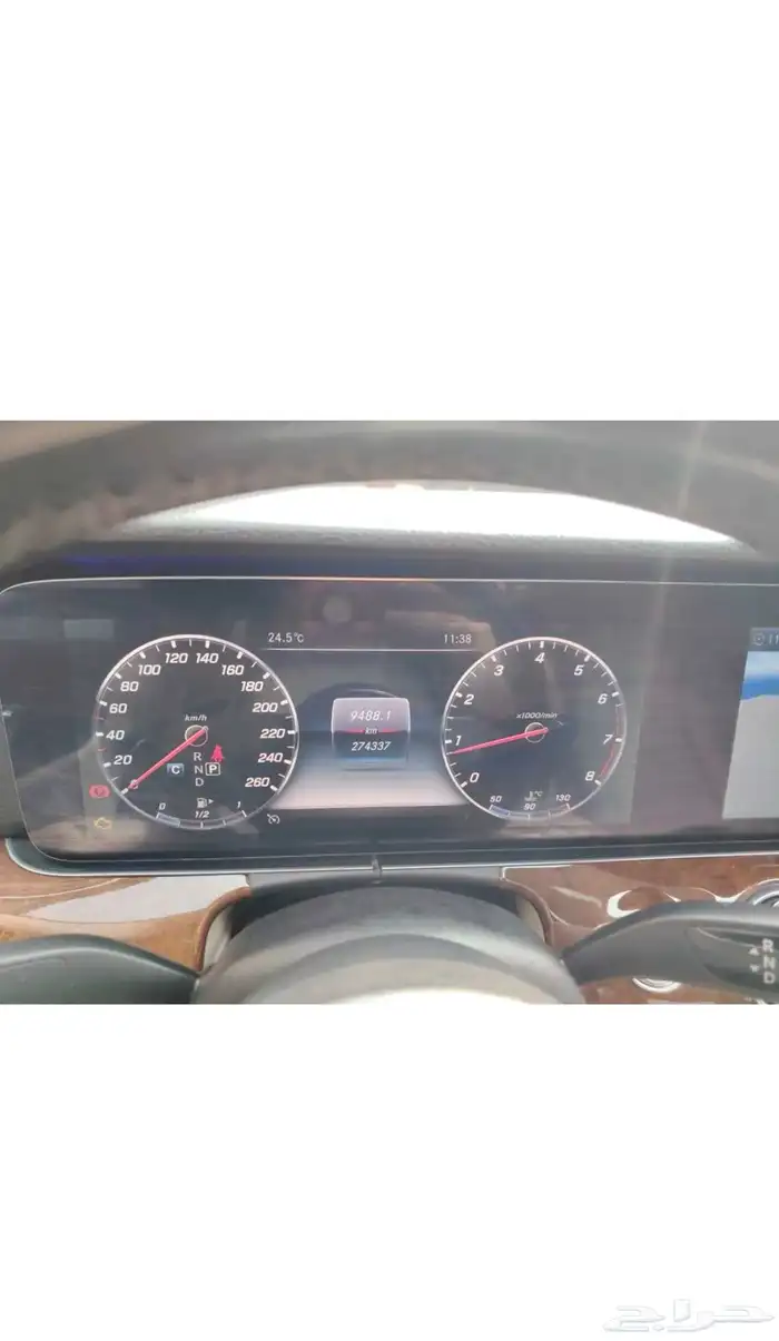 للجاد فقط  مرسيدس E200 رمادي مات   نظيفة ومواصفات عالية 16