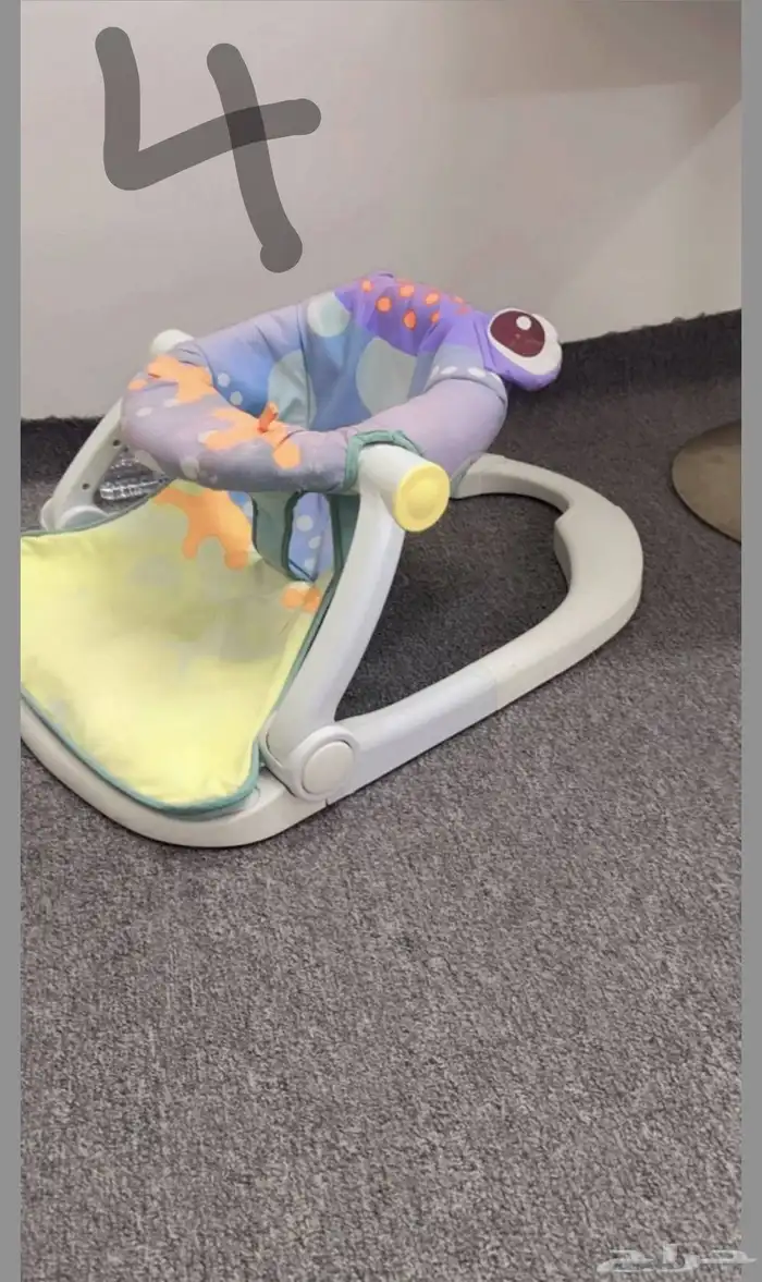 كرسى سيارة و مرجيحة و اغراض اطفال 5