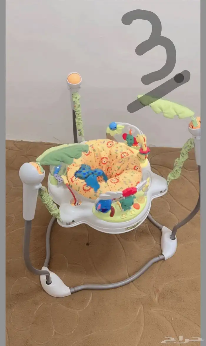 كرسى سيارة و مرجيحة و اغراض اطفال 8