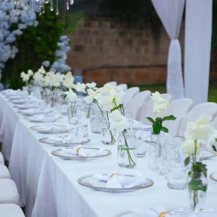 تاجير طاولت وكراسي ومداخل وكنب تنسيق حفلات مباشرين 5