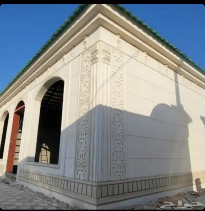 لياسه ملونه ديكورات خارجيه بطحاء الرياض كسر رخام حزامات 2