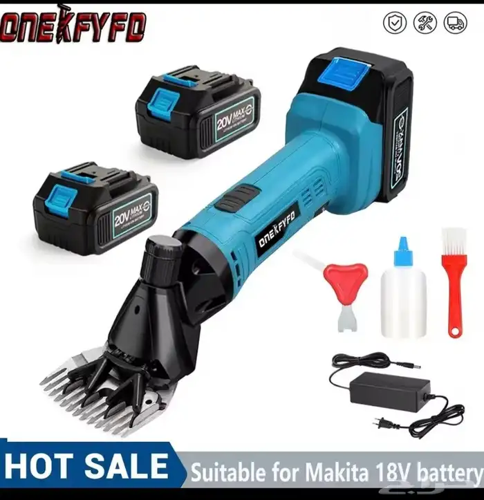 ماكينه جز الاغنام والماعز والماشيه بلبطاريه 6 سرعات 0