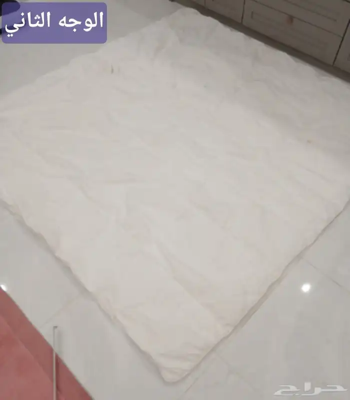 لحاف ايكيا 3مخدات شرشف مطاط غطاء لحاف 2 غطاء وساده100ريال 2