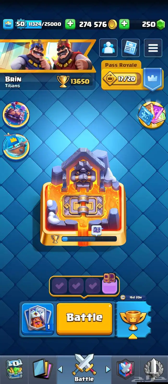 حساب كلاش رويال 0