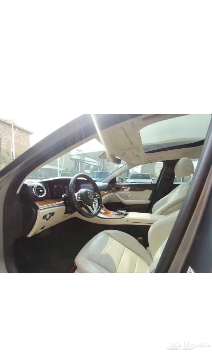 للجاد فقط  مرسيدس E200 رمادي مات   نظيفة ومواصفات عالية 10