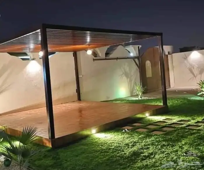 تنسيق حدائق شلالات ومظلات وجميع النباتات بالاحساء 9