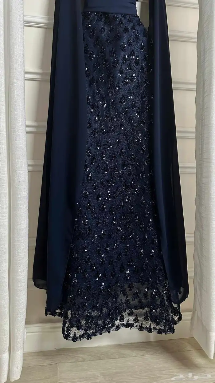 فستان سهرة كحلي 2