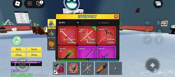 حساب روبلوكس ماب بلوكس فروت 4