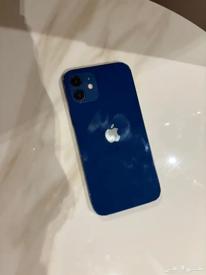 iPhone 12   الأزرق   64GB   بطارية 77  الجهاز نظيف جد ا 0