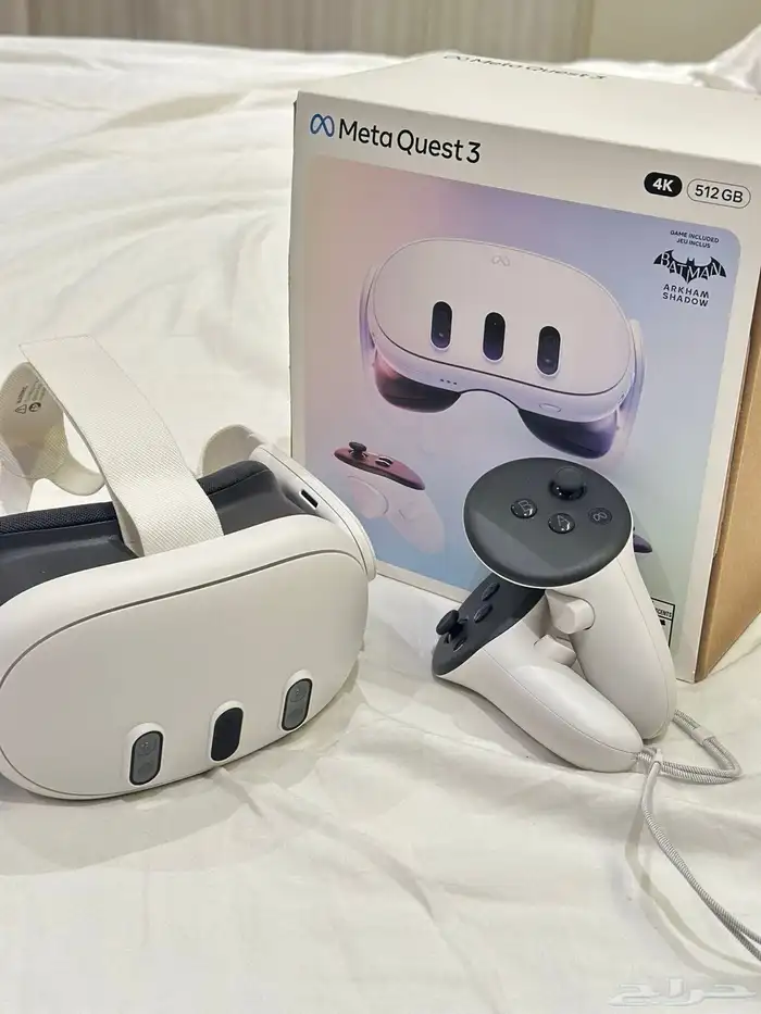 نظارة واقع افتراضي Meta Quest 3 للبيع مستعمل نظيف جدا 0